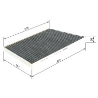 BOSCH 1 987 432 370 Filter, Innenraumluft