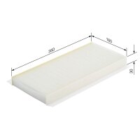 BOSCH 1 987 432 045 Filter, Innenraumluft