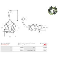 AS-PL SBH5006 Halter, Kohlebürsten