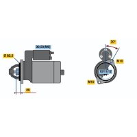 BOSCH 0 986 017 260 Starter