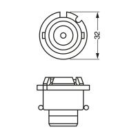 BOSCH 1 987 302 903 Glühlampe, Fernscheinwerfer