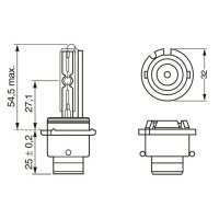BOSCH 1 987 302 903 Glühlampe, Fernscheinwerfer