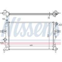 NISSENS 630041 Kühler, Motorkühlung