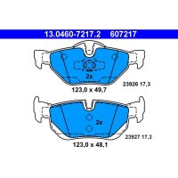 ATE 13.0460-7217.2 Bremsbelagsatz, Scheibenbremse