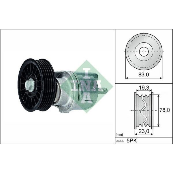 Schaeffler INA 534 0185 10 Riemenspanner, Keilrippenriemen