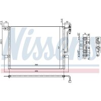 NISSENS 94431 Kondensator, Klimaanlage