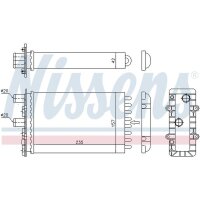 NISSENS 73974 Wärmetauscher, Innenraumheizung