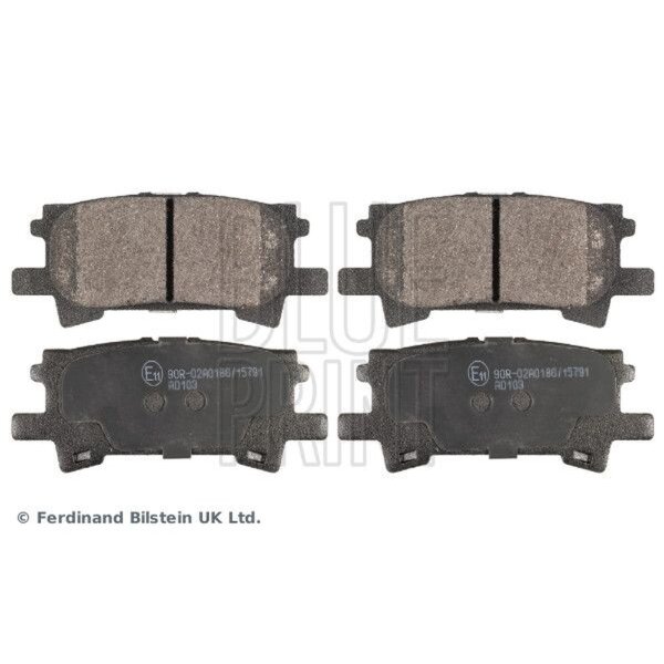 BLUE PRINT ADT342154 Bremsbelagsatz, Scheibenbremse