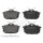 BLUE PRINT ADC44266 Bremsbelagsatz, Scheibenbremse