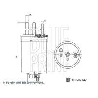 BLUE PRINT ADG02342 Kraftstofffilter