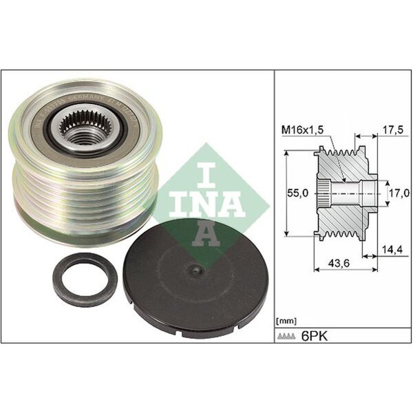 Schaeffler INA 535 0105 10 Generatorfreilauf