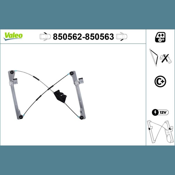 VALEO 850562 Fensterheber