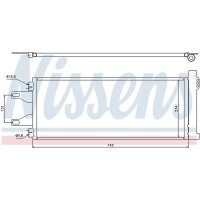 NISSENS 94986 Kondensator, Klimaanlage