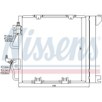 NISSENS 94768 Kondensator, Klimaanlage