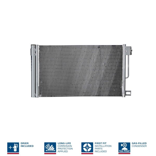 NISSENS 94973 Kondensator, Klimaanlage