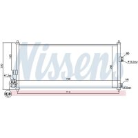 NISSENS 94589 Kondensator, Klimaanlage