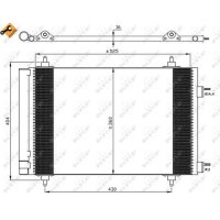 NRF 35611 Kondensator, Klimaanlage
