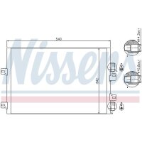NISSENS 94745 Kondensator, Klimaanlage