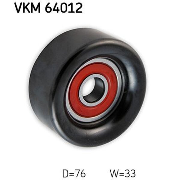 SKF VKM 64012 Umlenk-/Führungsrolle, Keilrippenriemen