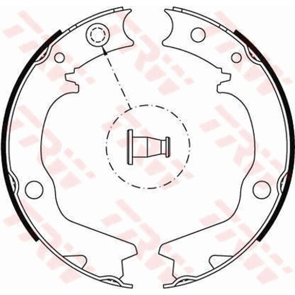 TRW GS8479 Bremsbackensatz, Feststellbremse