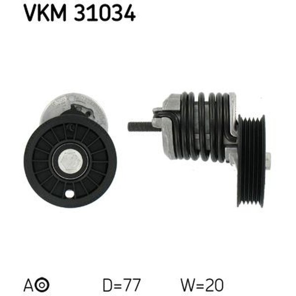 SKF VKM 31034 Riemenspanner, Keilrippenriemen
