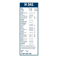 BOSCH 3 397 004 755 Wischblatt