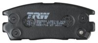 TRW GDB1716 Bremsbelagsatz, Scheibenbremse