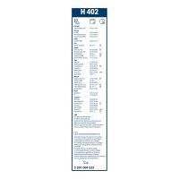 Heckscheibenwischer BOSCH 3 397 004 632 400mm - 1 Stück