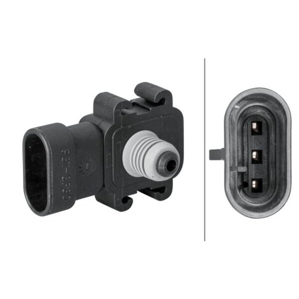 HELLA 6PP 009 400-201 Sensor, Ladedruck