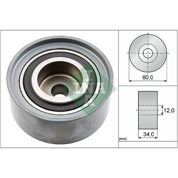 Schaeffler INA 532 0527 10 Umlenk-/Führungsrolle, Zahnriemen