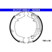 ATE 03.0137-3004.2 Bremsbackensatz, Feststellbremse