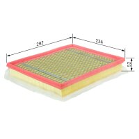 BOSCH F 026 400 012 Luftfilter