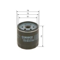 BOSCH 0 451 103 370 Ölfilter