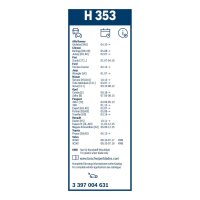 BOSCH 3 397 004 631 Wischblatt