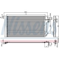 NISSENS 94604 Kondensator, Klimaanlage