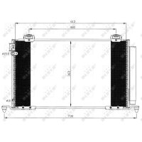 NRF 35595 Kondensator, Klimaanlage