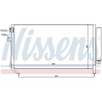 NISSENS 94848 Kondensator, Klimaanlage