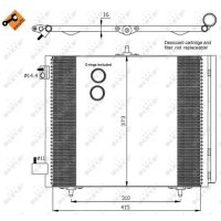 NRF 35405 Kondensator, Klimaanlage
