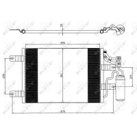 NRF 35646 Kondensator, Klimaanlage