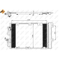 NRF 35556 Kondensator, Klimaanlage