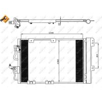 NRF 35554 Kondensator, Klimaanlage