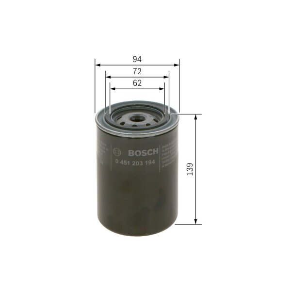BOSCH 0 451 203 194 Ölfilter