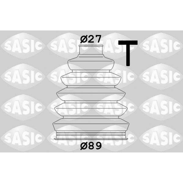 SASIC 1904003 Faltenbalgsatz, Antriebswelle