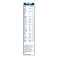 Wischblatt BOSCH 3 397 004 586 Twin 600mm Scheibenwischer - 1 Stück