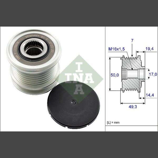 Schaeffler INA 535 0140 10 Generatorfreilauf