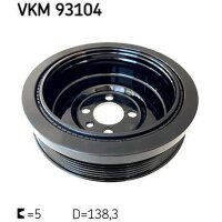 SKF VKM 93104 Riemenscheibe, Kurbelwelle