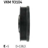 SKF VKM 93104 Riemenscheibe, Kurbelwelle