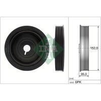 Schaeffler INA 544 0054 10 Riemenscheibe, Kurbelwelle