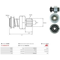 AS-PL SD4005 Freilaufgetriebe, Starter