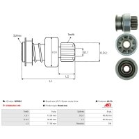 AS-PL SD5022 Freilaufgetriebe, Starter